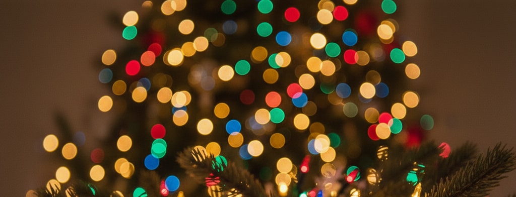 bokeh christmas lights Greensboro