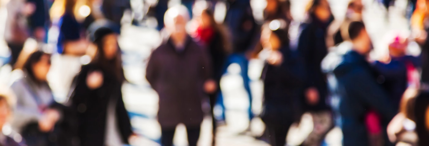 crowd walking Greensboro
